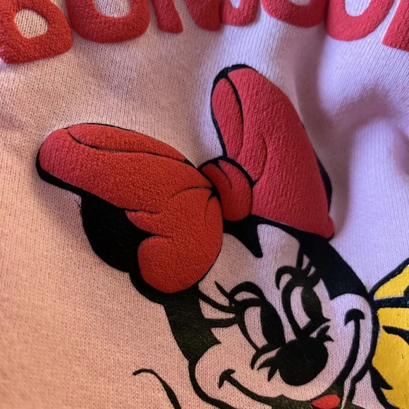 Vintage Bonjour Minnie & Mickey Sweatshirt - Picture 8 of 9